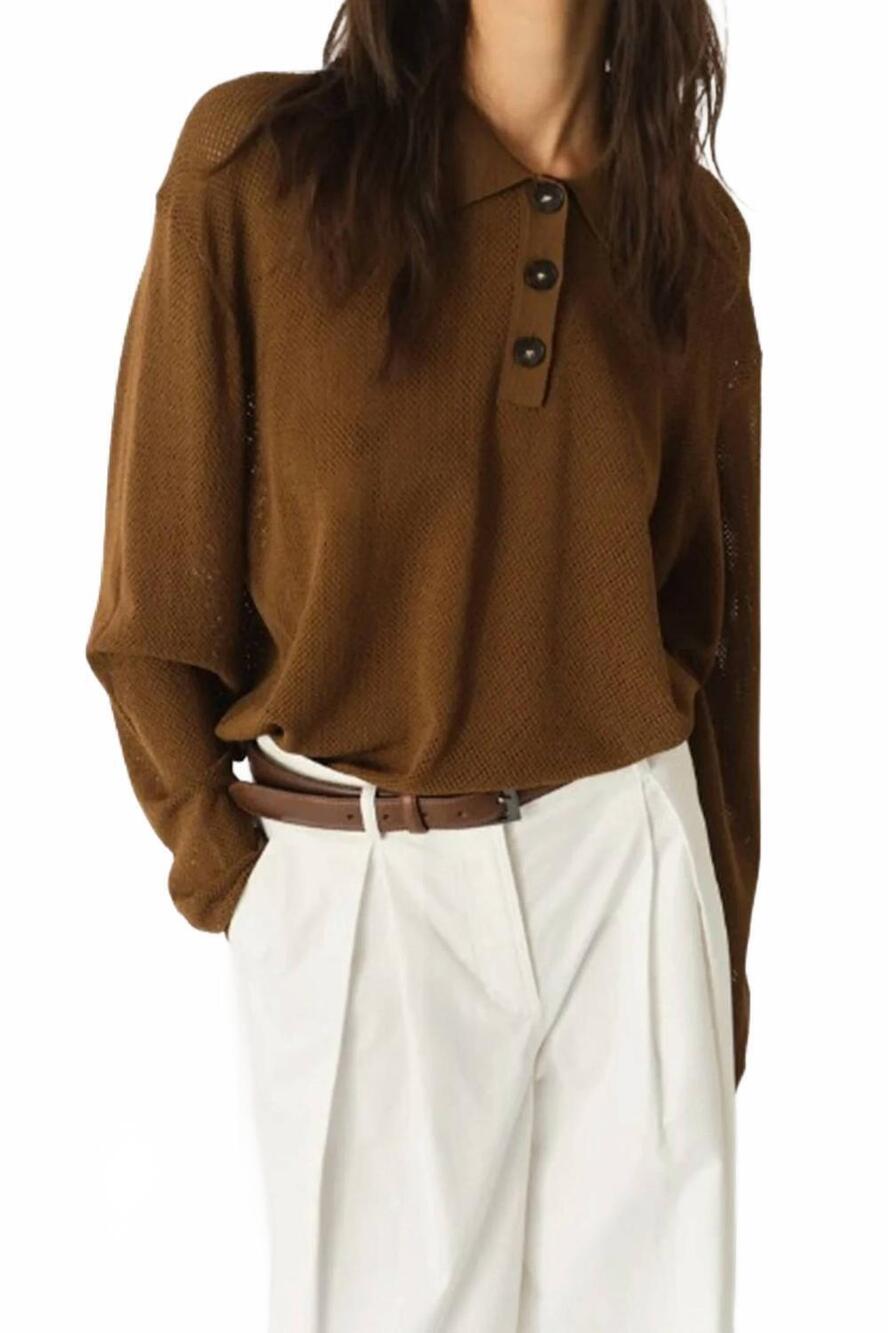 NEW THE GARMENT madison man polo shirt in olive